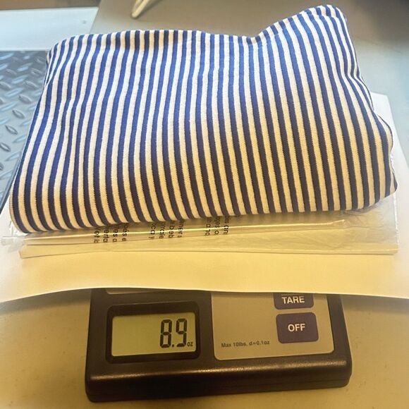 Talbots Womens 2X Longsleeve Blue Striped Button Accent Cuffs Top NWT - Picture 10 of 10